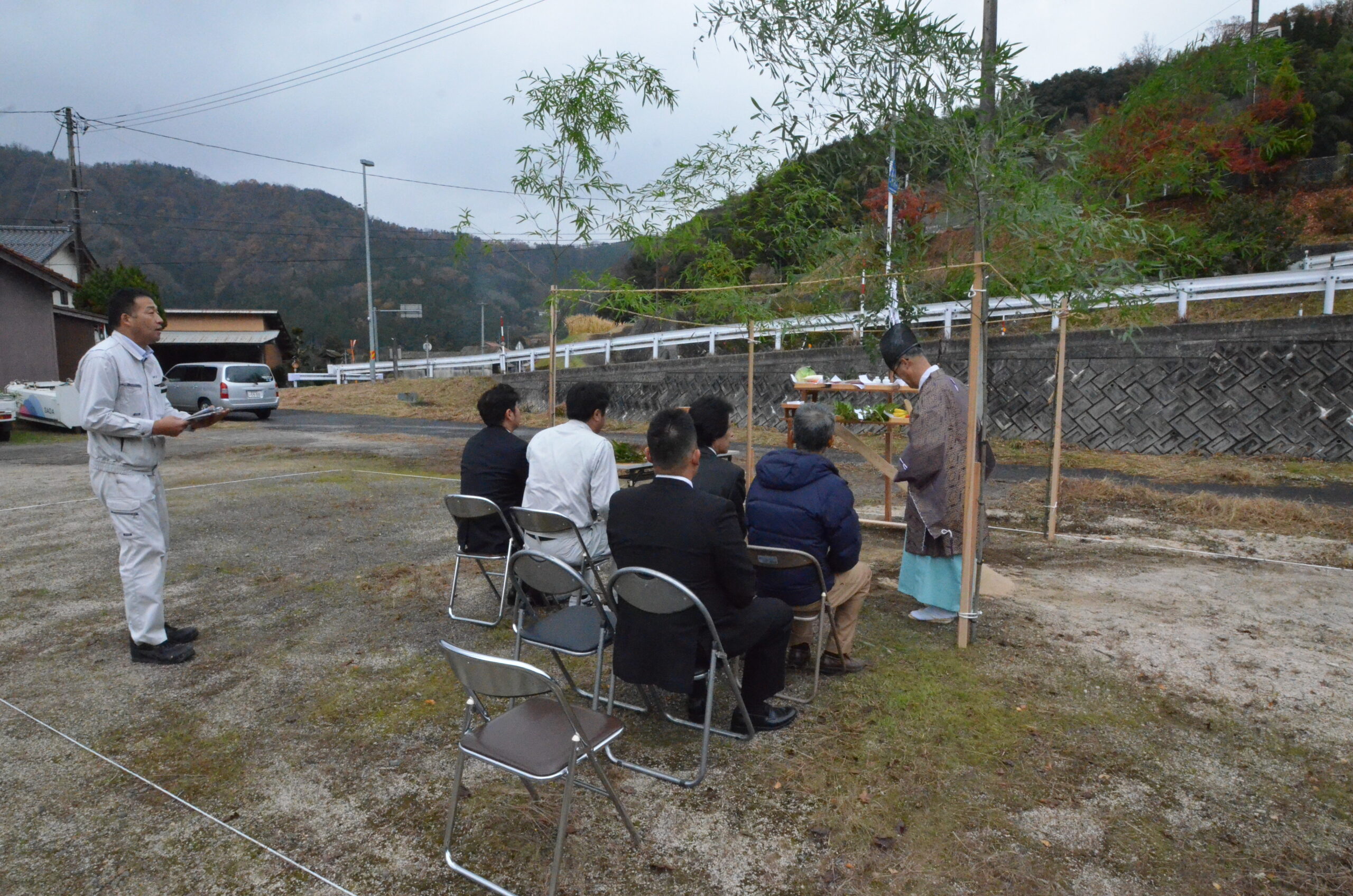 佐田町の工場　新築工事　～地鎮祭～