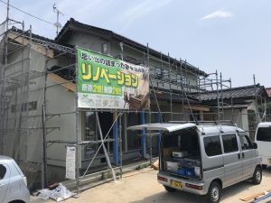 実家リノベーション　内装工事中　in　出雲市Ｍ様邸　/　完成見学会案内！